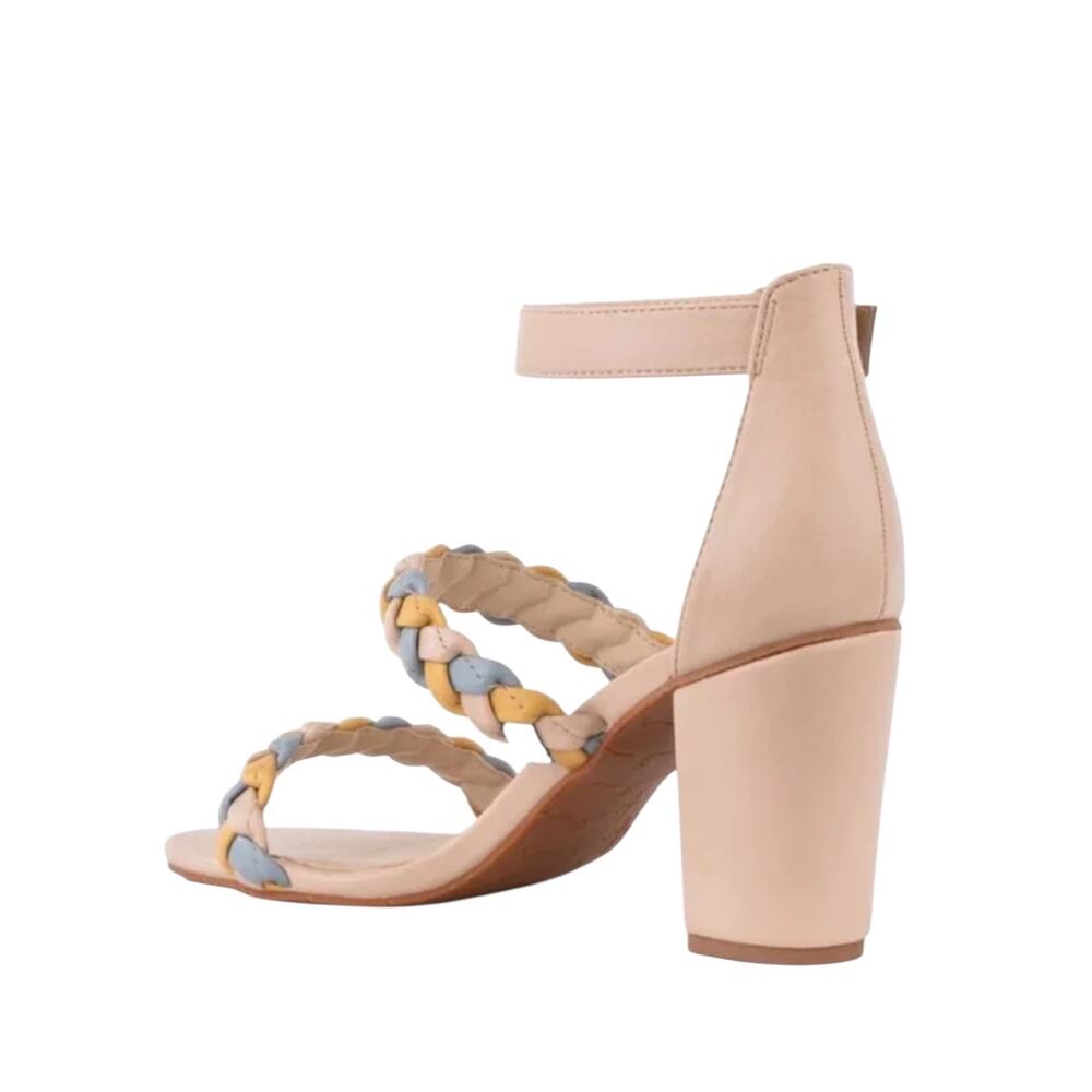 New! BC‎ Wanna Be Braided Heels Open Toe in Pastel (Light Pink) - Size 7 - Picture 4 of 9